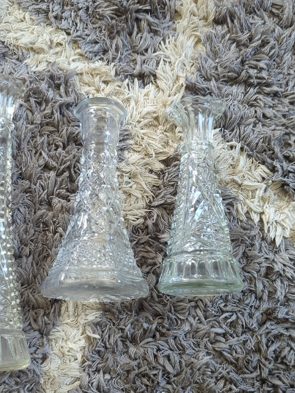 Wexford Bud Vases By Anchor Hocking Clear Glass Bud Vases Set of 4